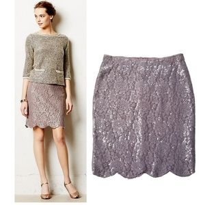 LAST PRICE❣️NWT Anthropologie sequin skirt